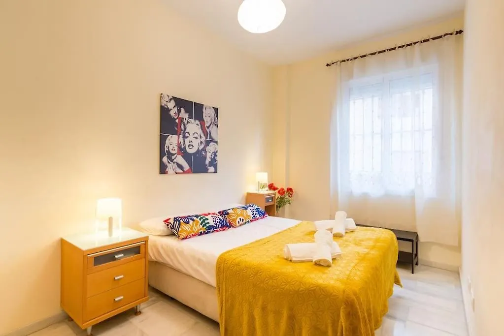 Apartamento Bright, Quiet And Nice Ground Floor In The Center Málaga